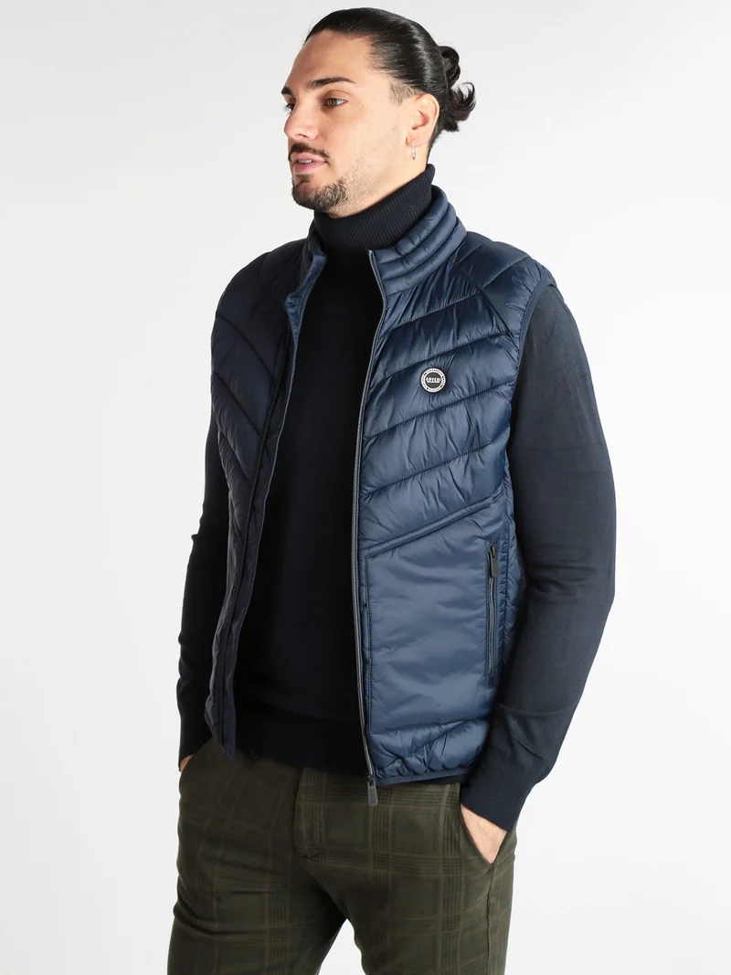 Gilet da uomo imbottito - blu scuro