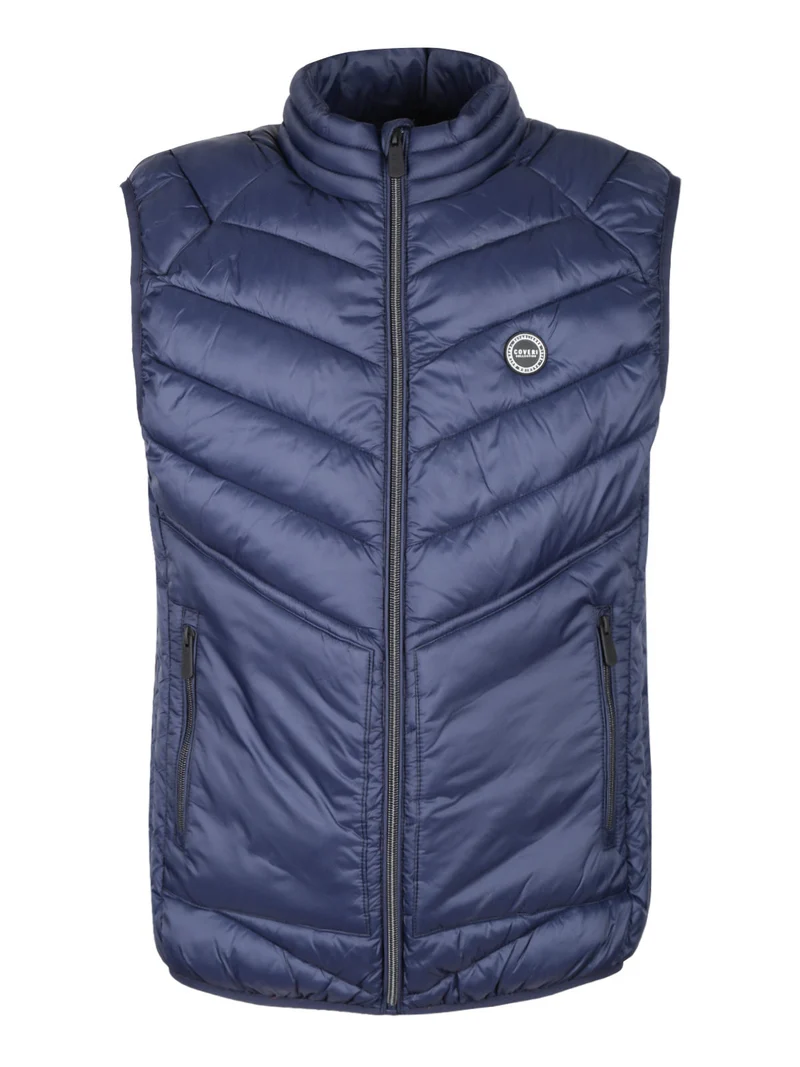 Gilet da uomo imbottito - blu scuro