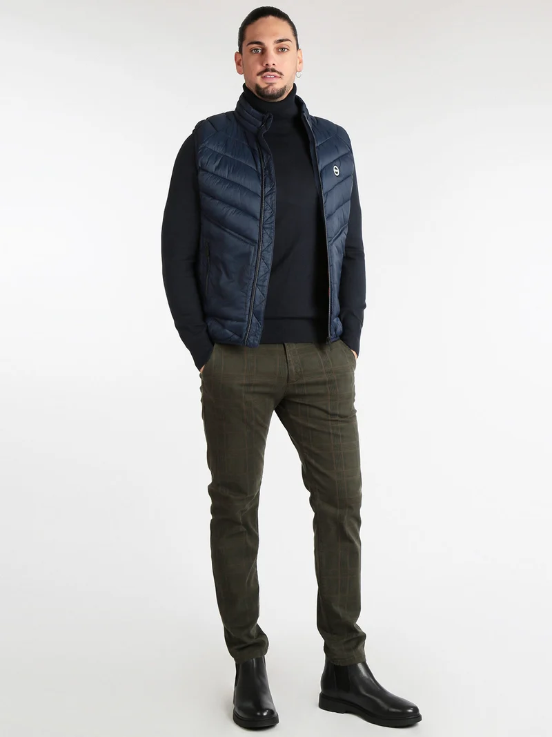 Gilet da uomo imbottito - blu scuro