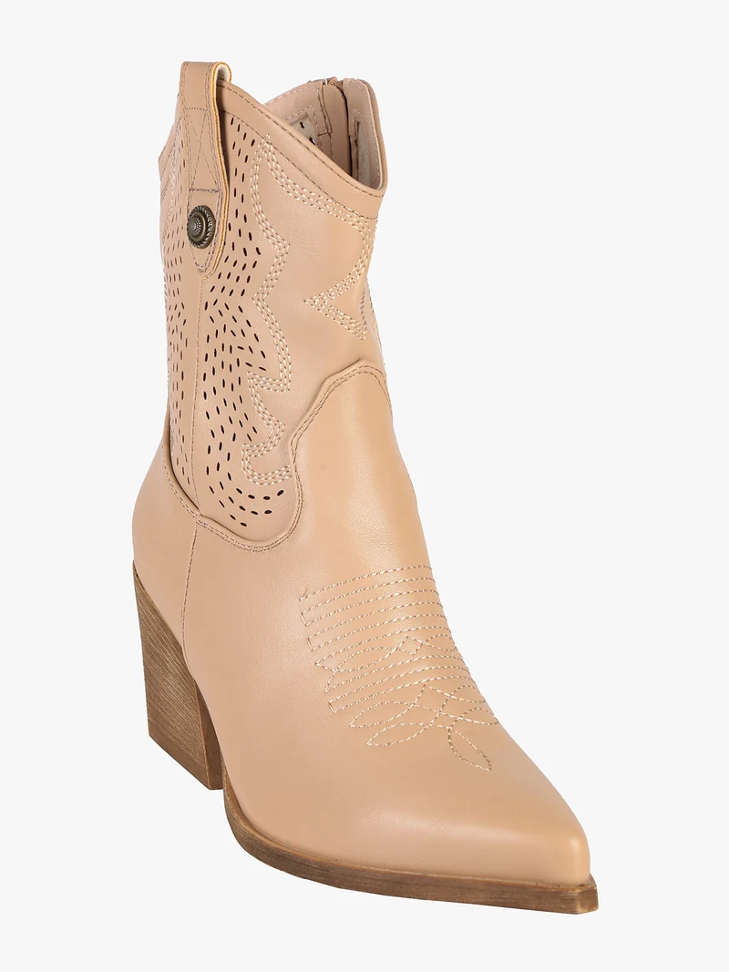 Stivaletti texani da donna - khaki