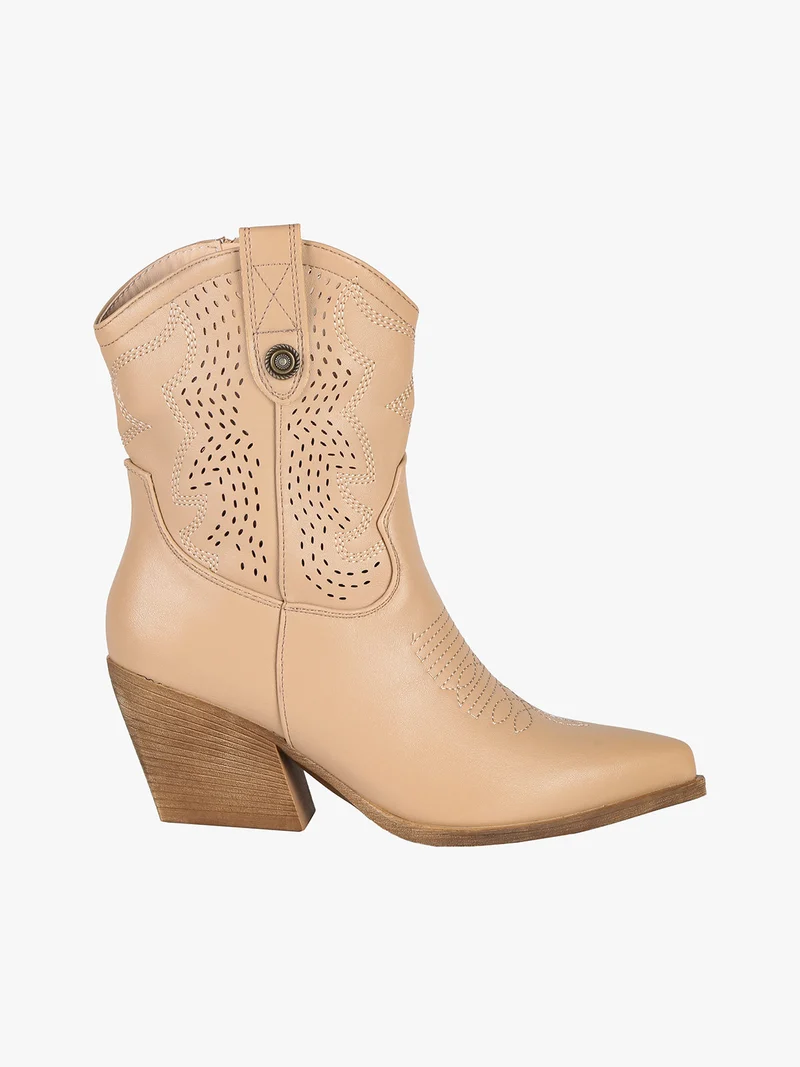 Stivaletti texani da donna - khaki