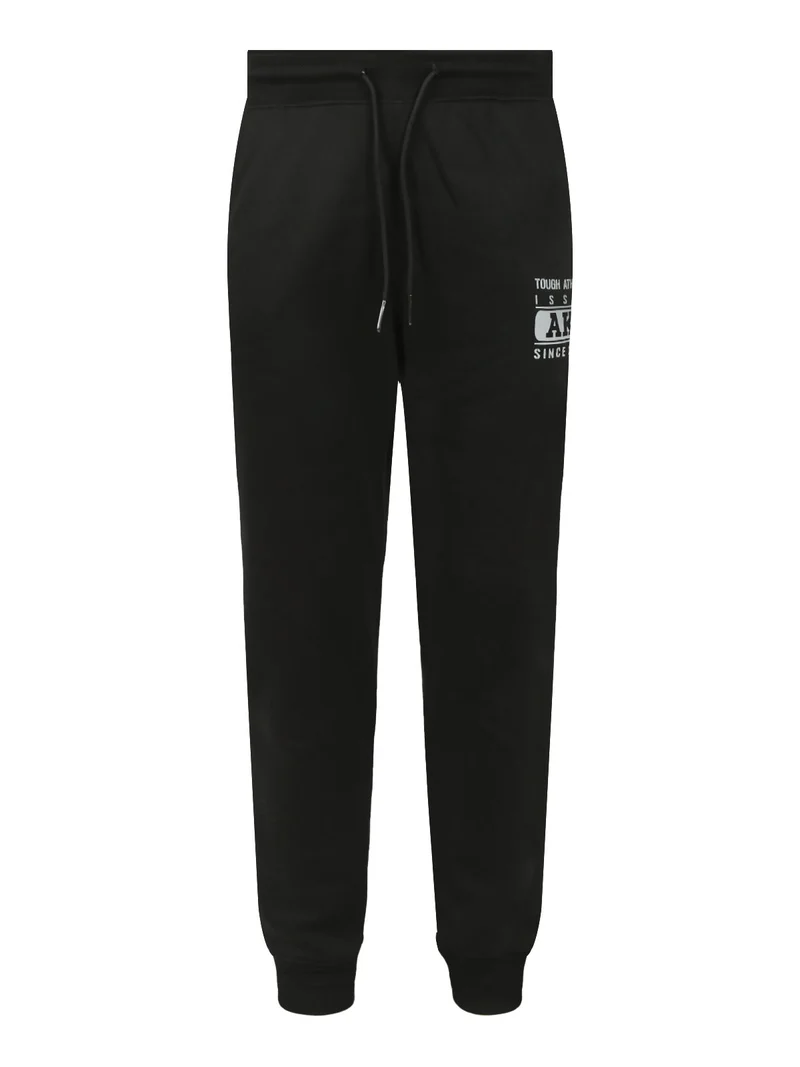 Pantaloni sportivi felpati da uomo - nero
