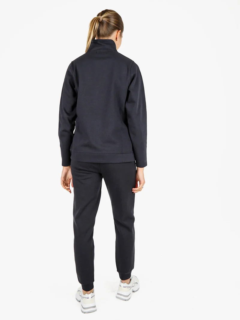 Completo tuta donna 2 pezzi con felpa e pantaloni - blu scuro