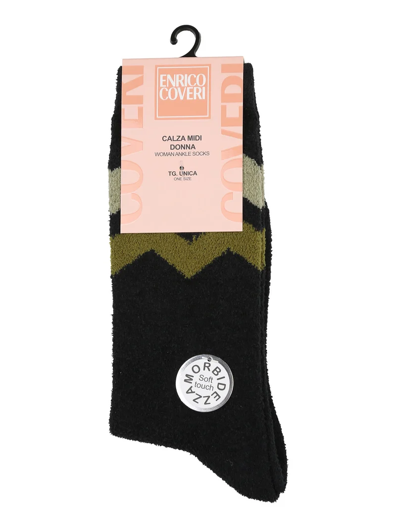 Calze midi donna invernali morbide - verde