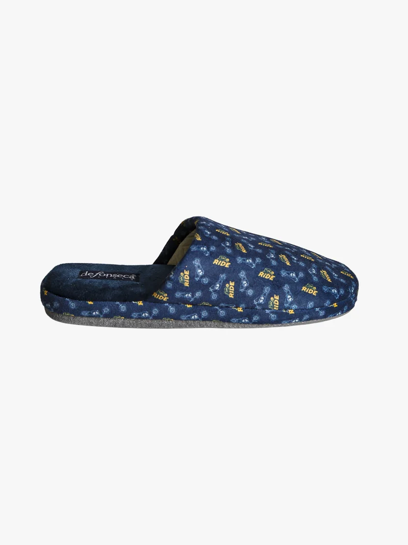Pantofole invernali da uomo con stampe - multicolore