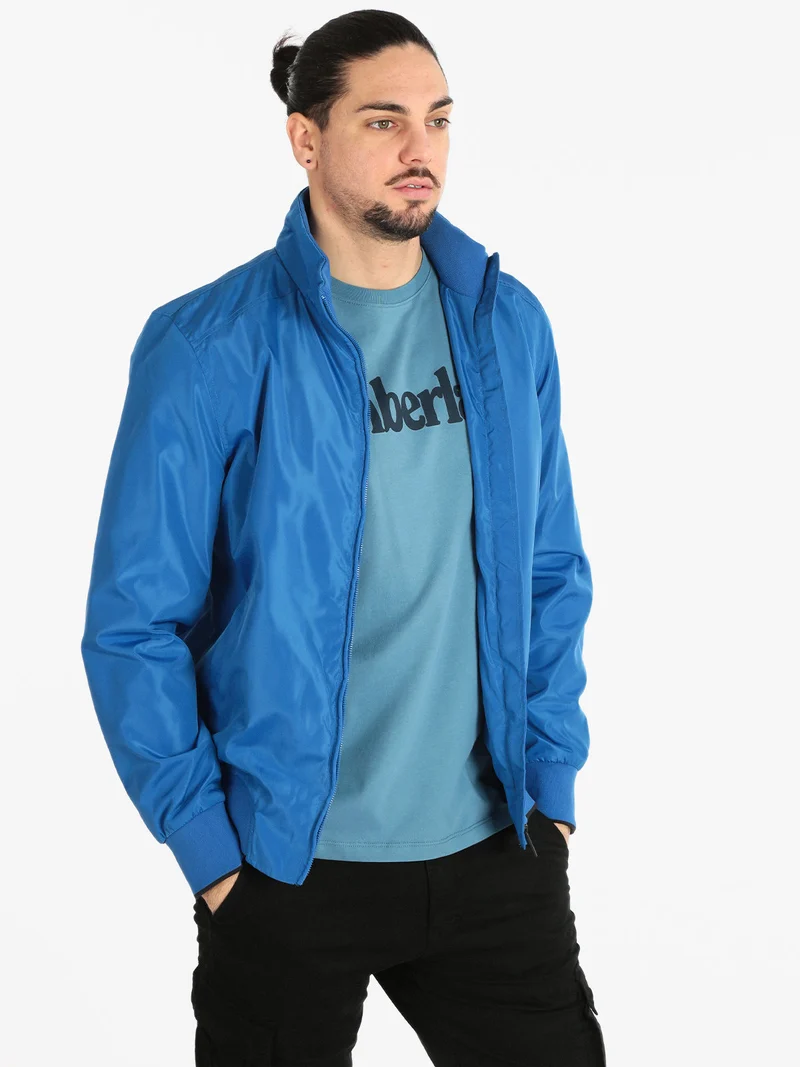 Giacca leggera da uomo con cerniera - blu