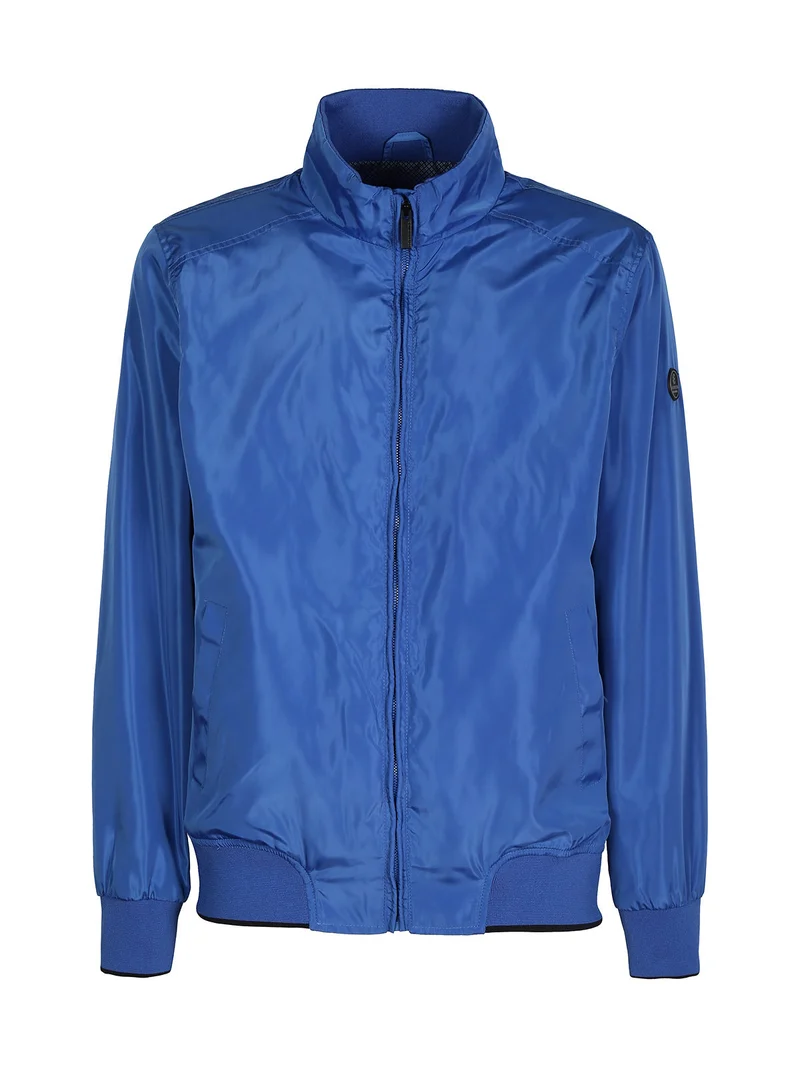 Giacca leggera da uomo con cerniera - blu