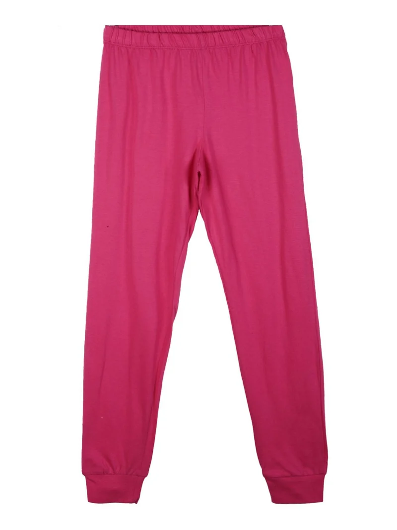 Minnie pigiama lungo in cotone bimba - rosa
