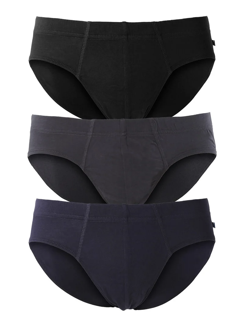 Confezione da 3 slip da uomo in cotone - assortito