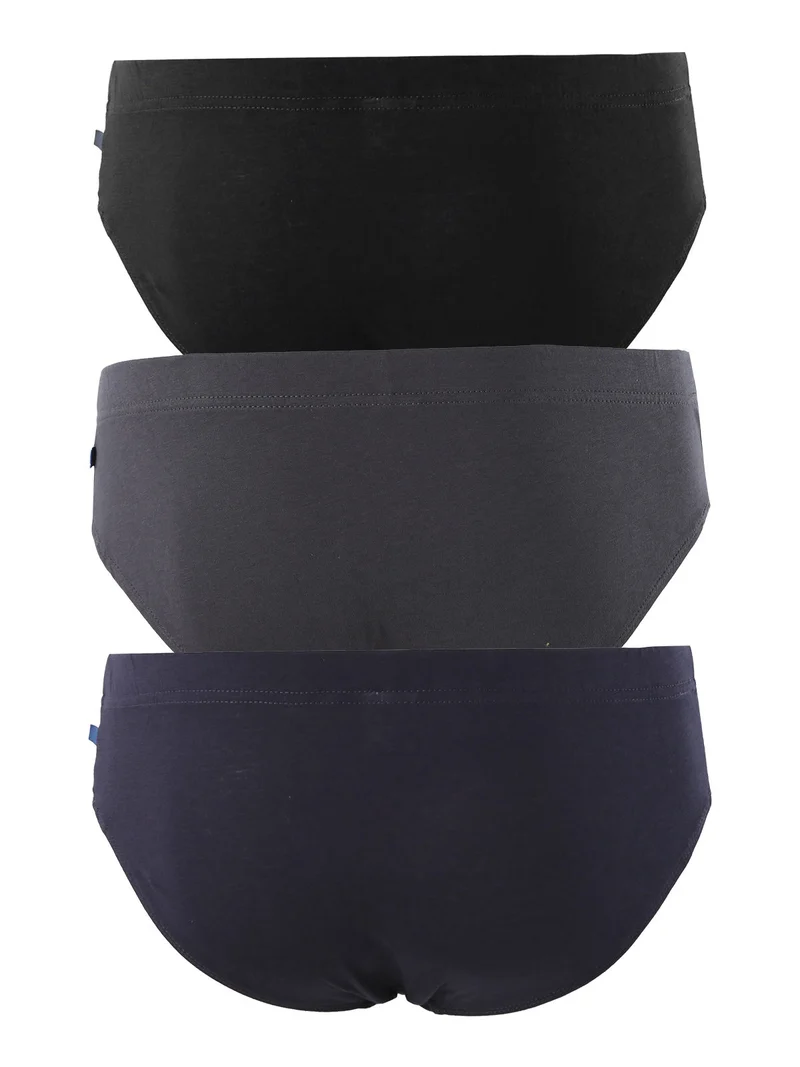 Confezione da 3 slip da uomo in cotone - assortito