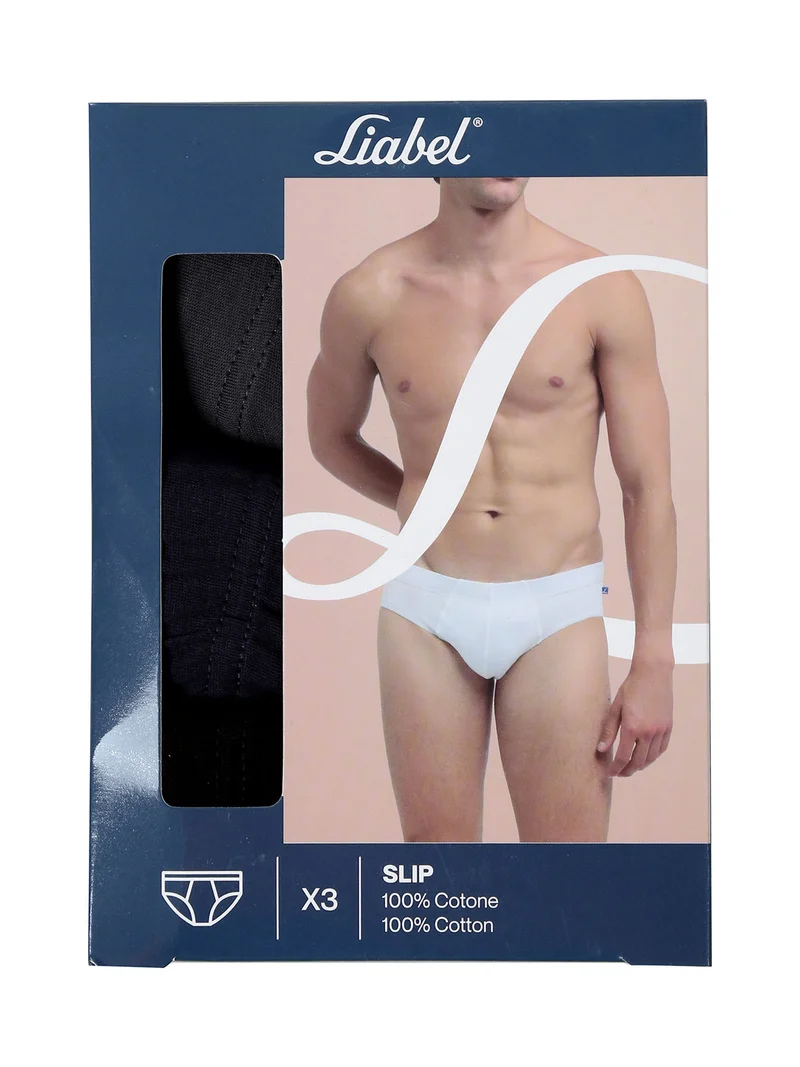 Confezione da 3 slip da uomo in cotone - assortito