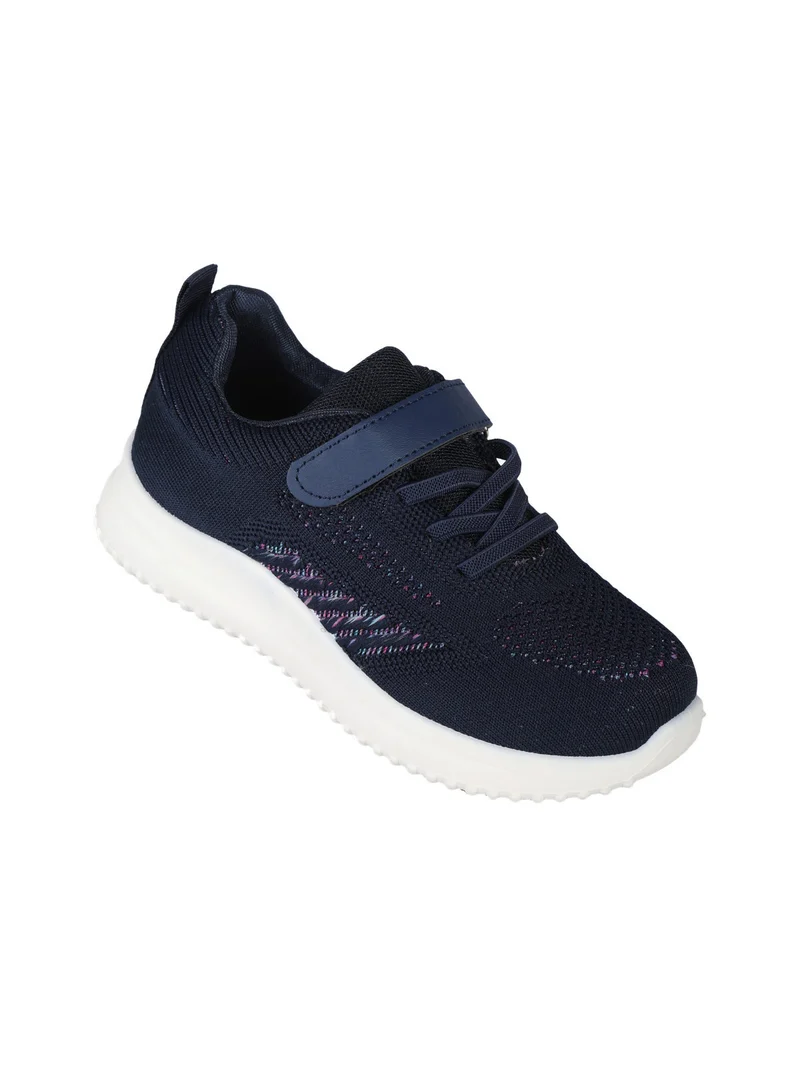 Sneakers da bambina con strappo - blu scuro