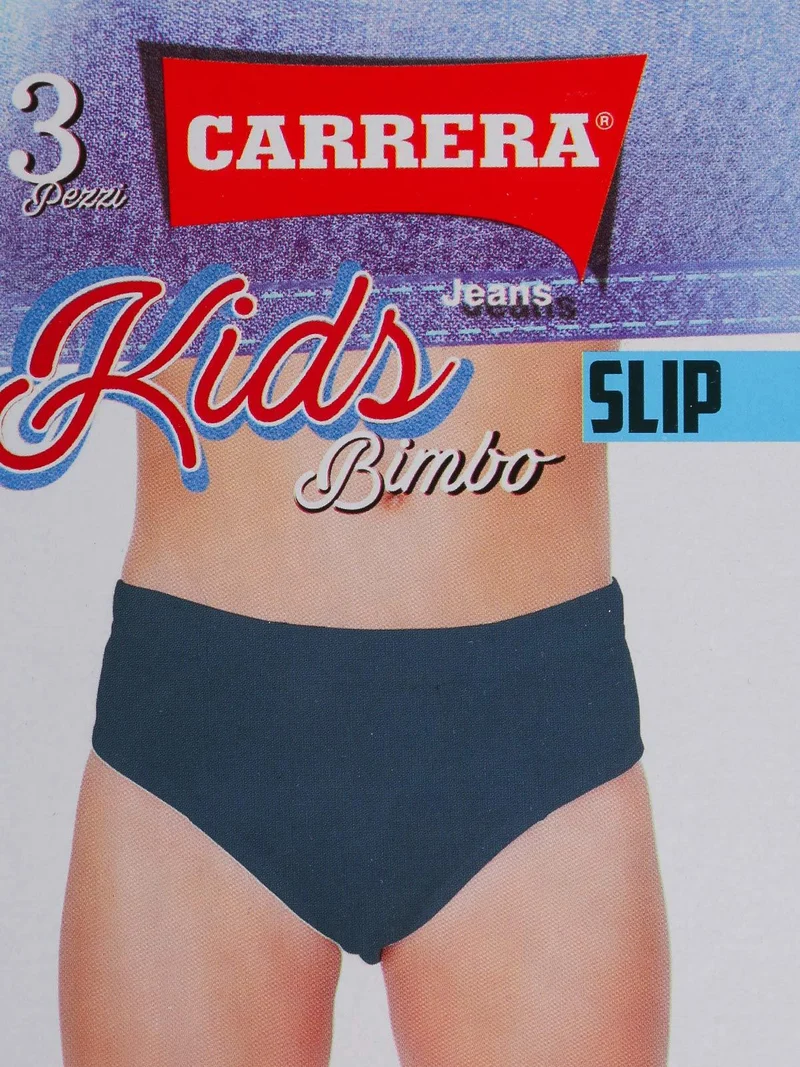 Slip bimbo in cotone 3 pezzi - multicolore