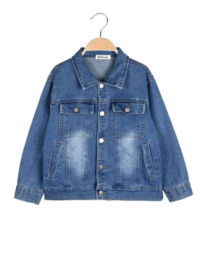 Giacca in jeans da bambino - blu