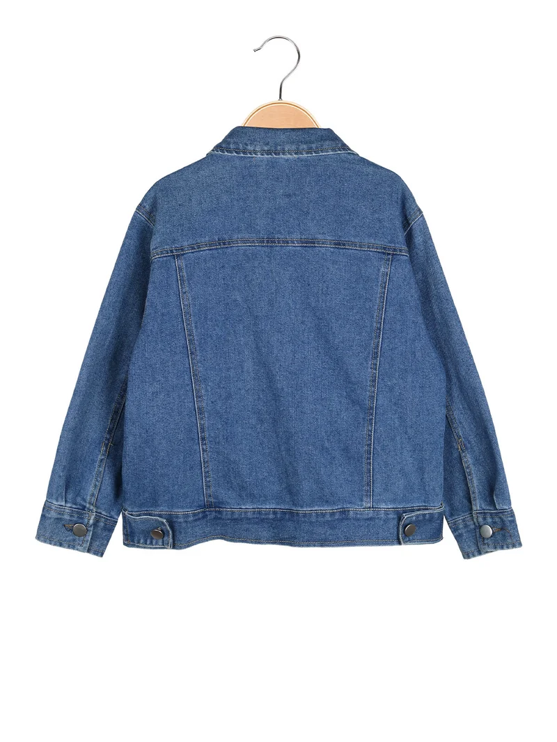 Giacca in jeans da bambino - blu