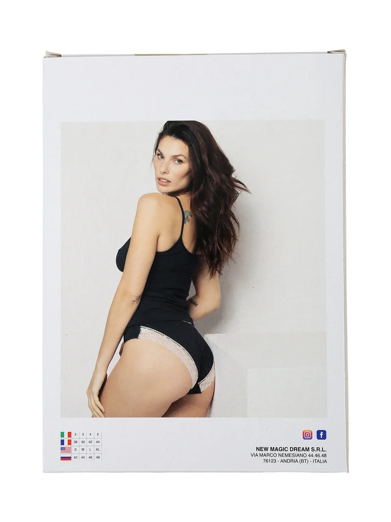 Coordinato intimo donna con ricami in pizzo - porpora