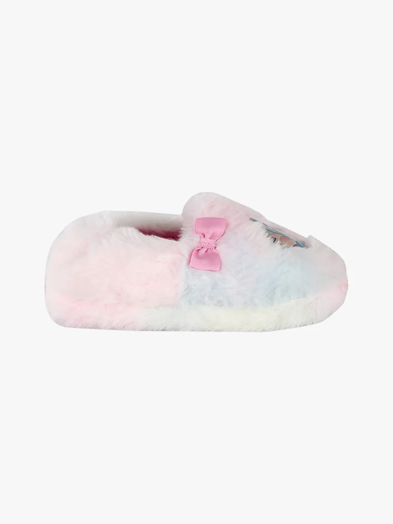 Pantofole chiuse pelose da bimba - rosa