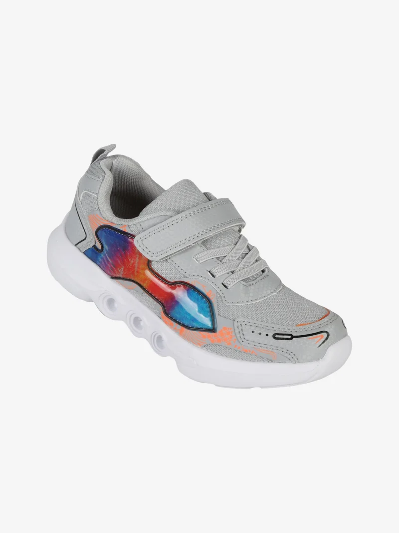 Sneakers da ragazzo con luci - grigio chiaro