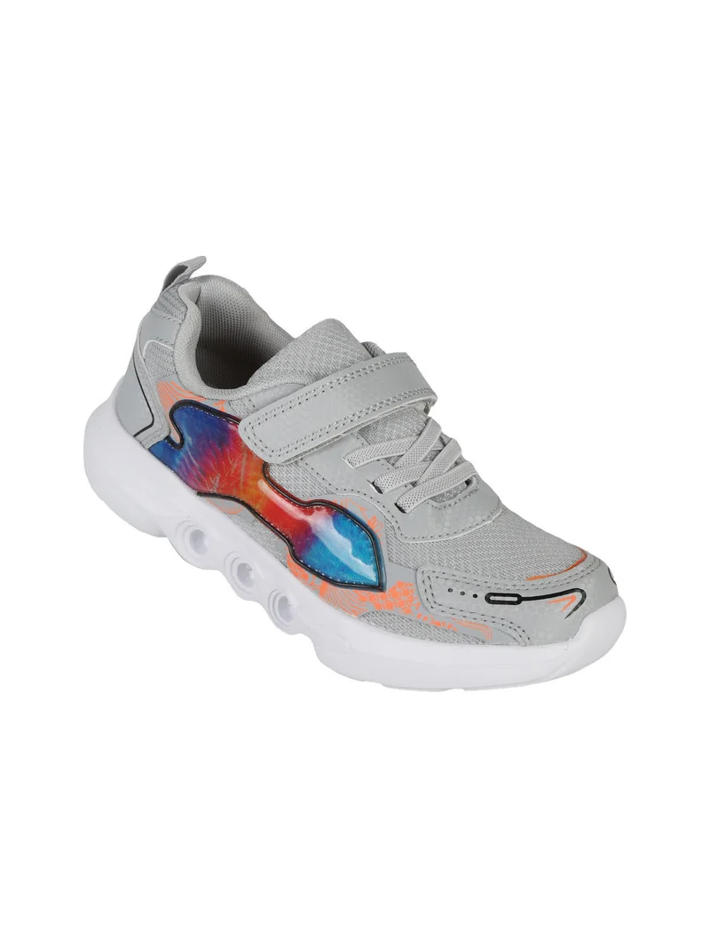 Sneakers da ragazzo con luci - grigio chiaro