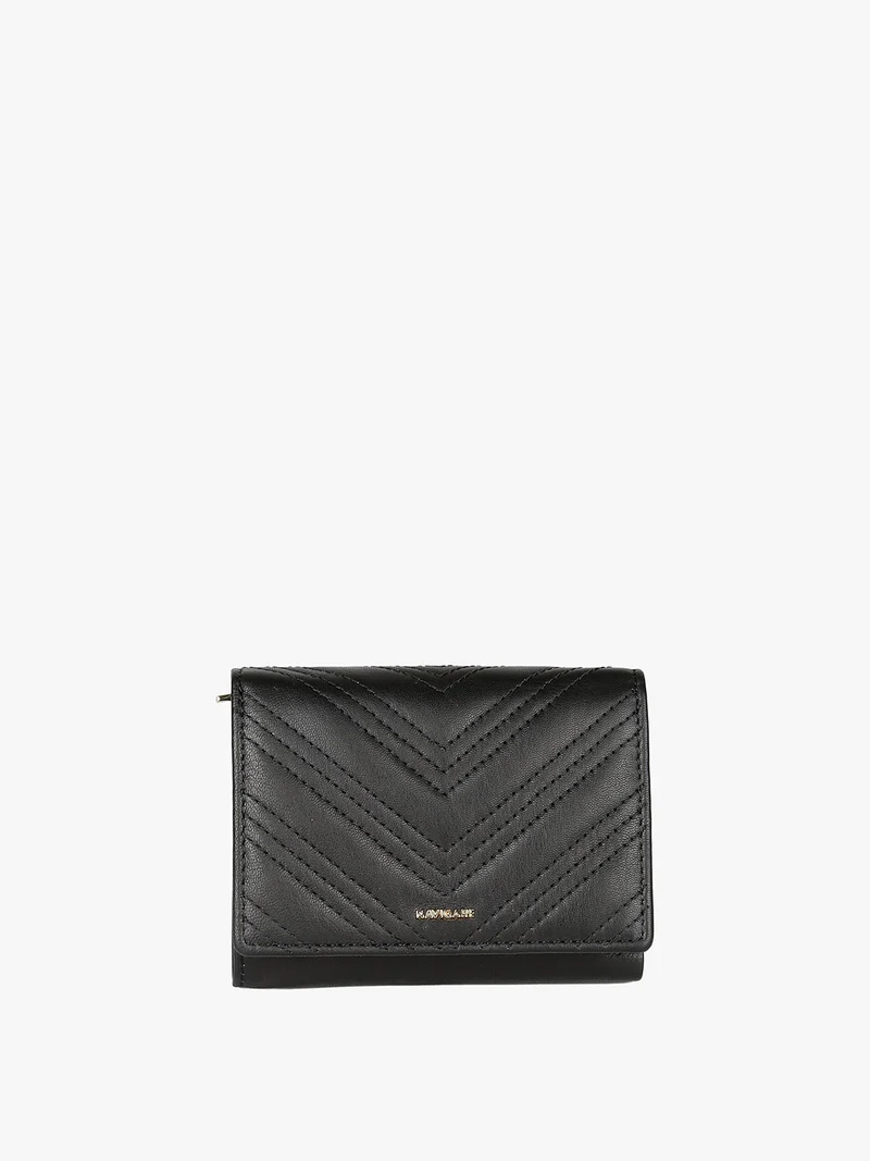 Portafoglio in pelle da donna - nero
