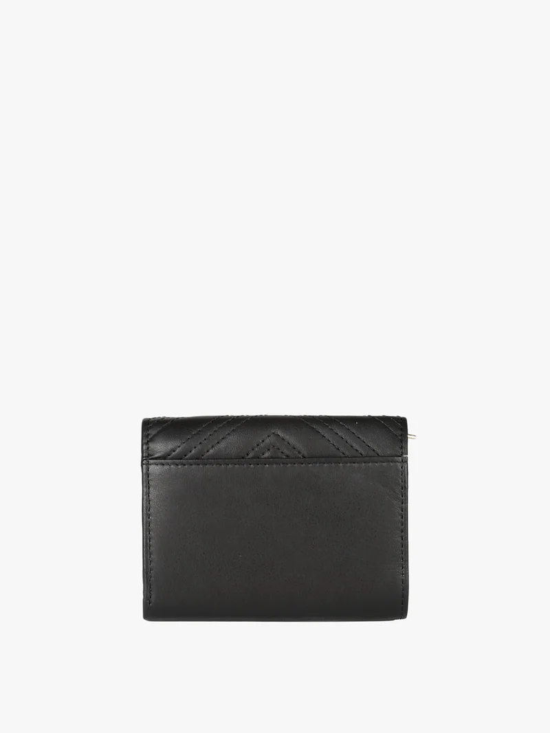 Portafoglio in pelle da donna - nero