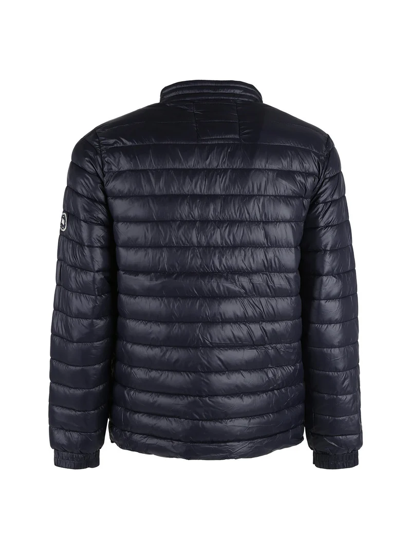 Giubbotto da uomo 100 grammi con zip - blu scuro